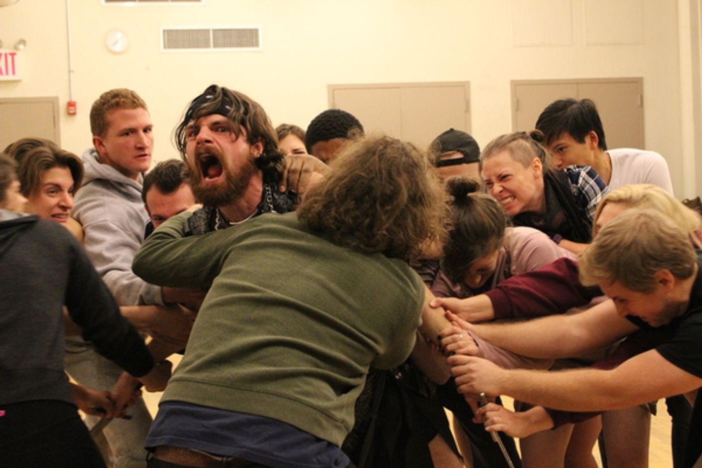 Photo Flash: Exclusive Photos from 'Coriolanus' from Shakespeare in the Square / Combative Theatre Co.  Image