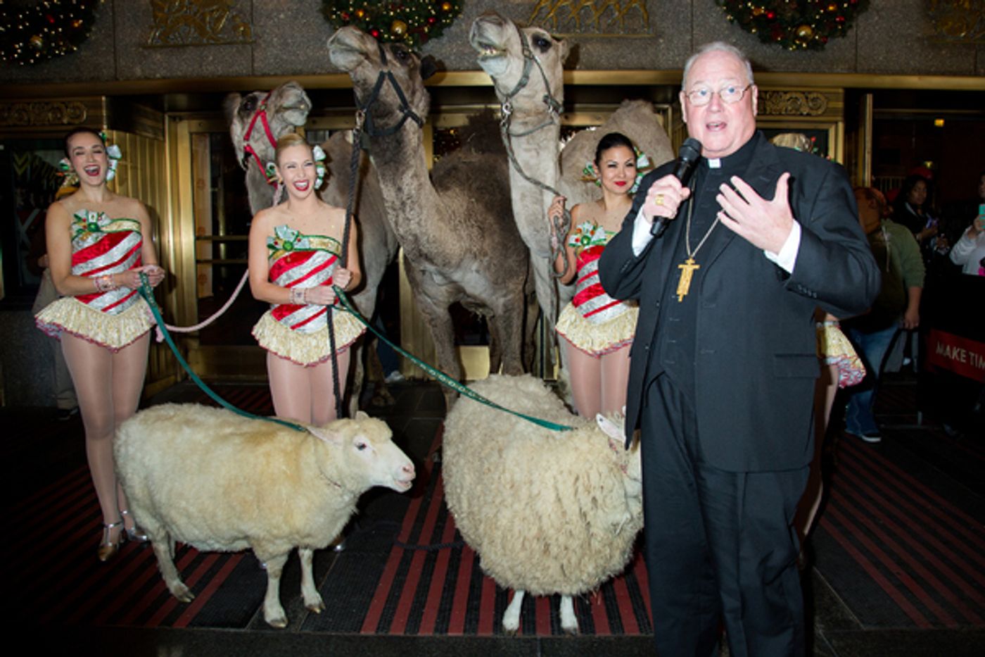 Photo Coverage: The Animals Flock to Radio City Music Hall to Take Their Places for the Living Nativity  Image