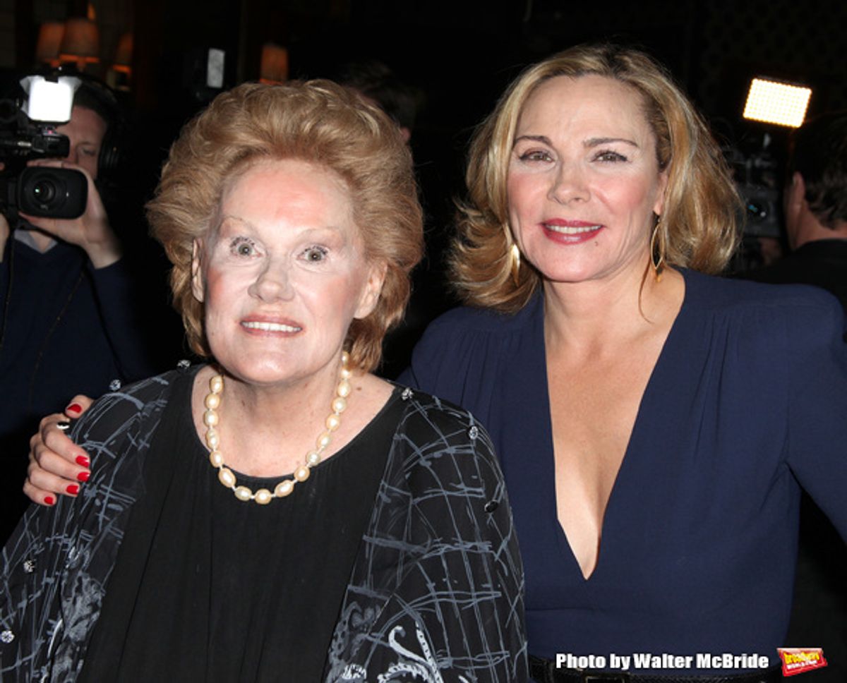 Tammy Grimes & Kim Cattrall at 