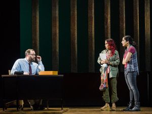 Kurt Norby, Daphne Rubin-Vega and Krystina Alabado @ BroadwayWorld Kurt Norby, Daphne Rubin-Vega and Krystina Alabado Photo