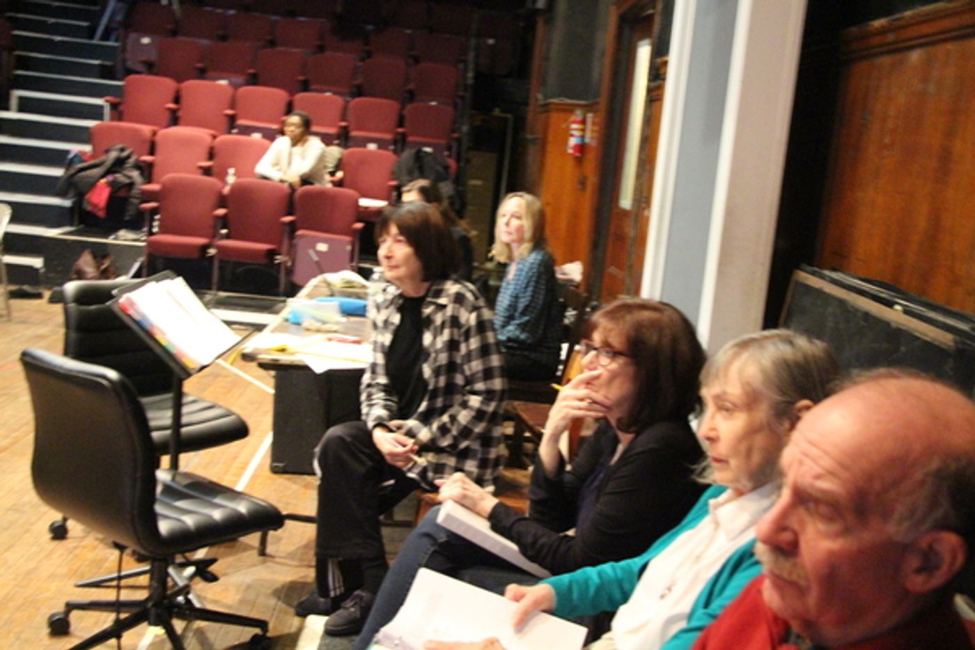 Photo Flash: In Rehearsal with IN THE CAR WITH BLOSSOM AND LEN at Queen's Theatre Starring Martha Byrne  Image