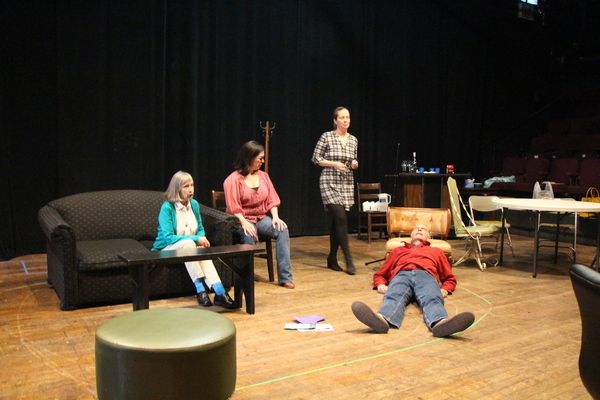 Emily Jon Mitchell, Patricia Randell, Martha Byrne, and Peter Levine Photo