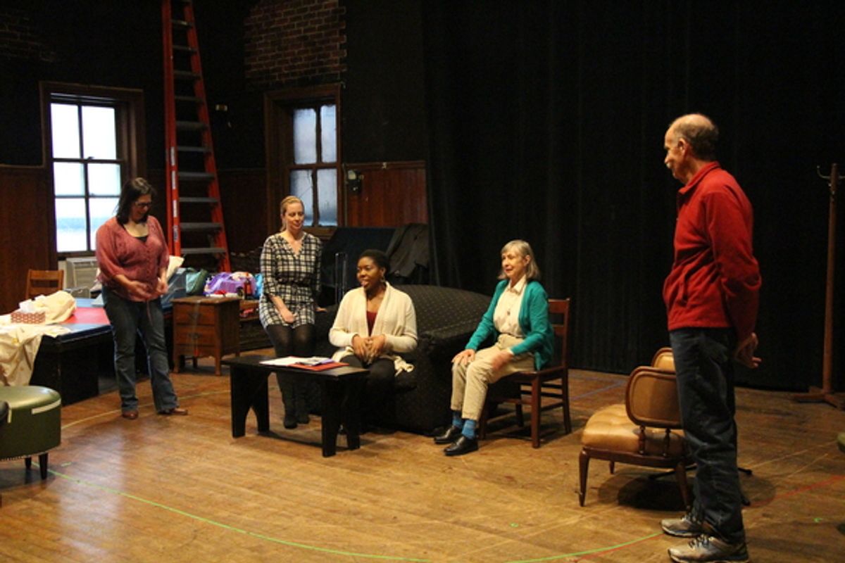 Patricia Randell, Martha Byrne, Whitney Andrews, Emily Jon Mitchell, and Peter Levine at 