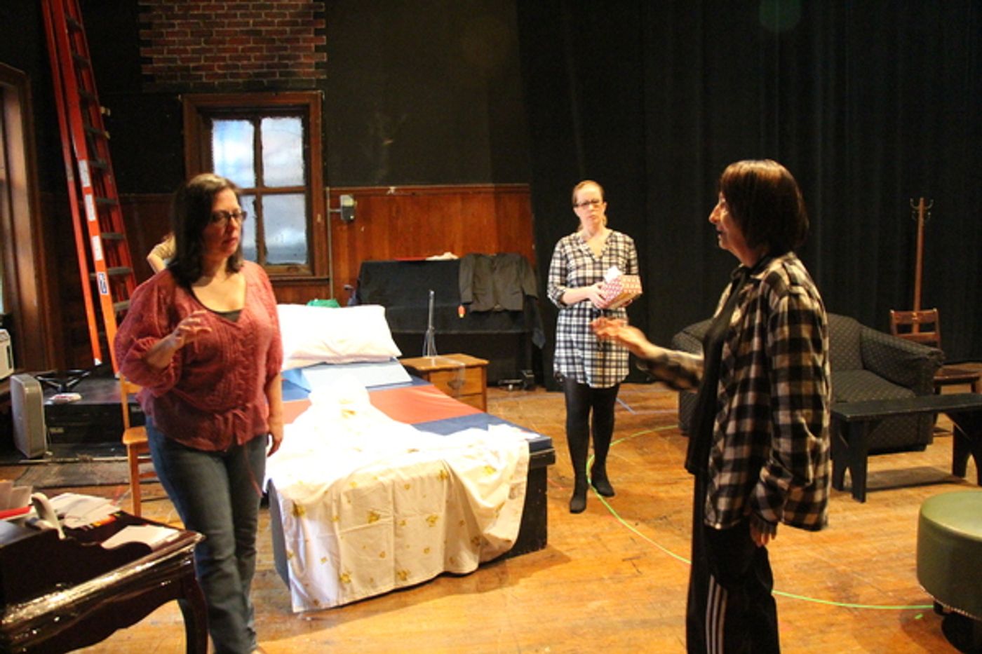 Photo Flash: In Rehearsal with IN THE CAR WITH BLOSSOM AND LEN at Queen's Theatre Starring Martha Byrne  Image