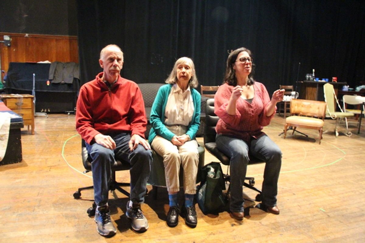 Peter Levine, Emily Jon Mitchell, and Patricia Randell at 