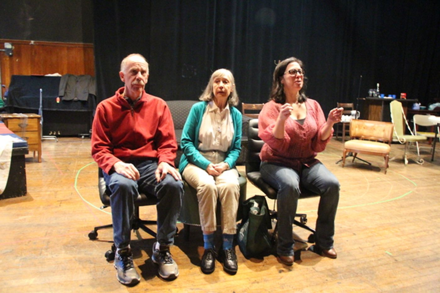 Photo Flash: In Rehearsal with IN THE CAR WITH BLOSSOM AND LEN at Queen's Theatre Starring Martha Byrne  Image
