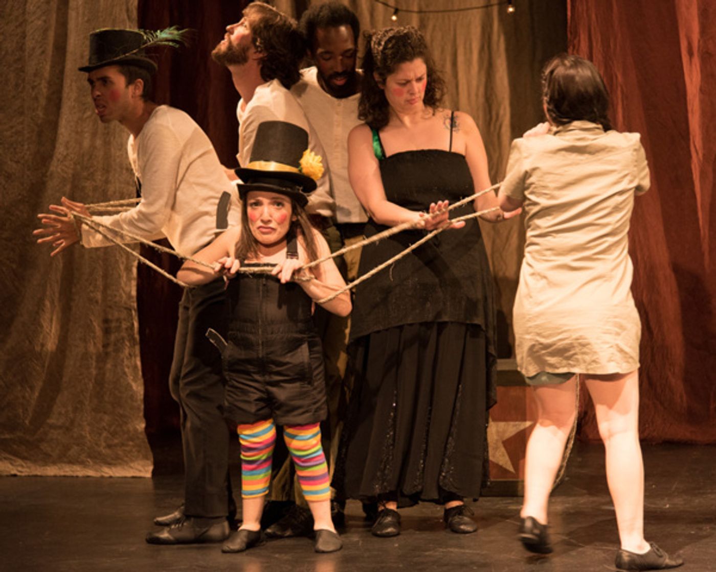 Photo Flash: Shakespeare's TITUS Heads to the Circus at New York Deaf Theatre Photo Flash: Shakespeare's TITUS Heads to the Circus at New York Deaf Theatre Image