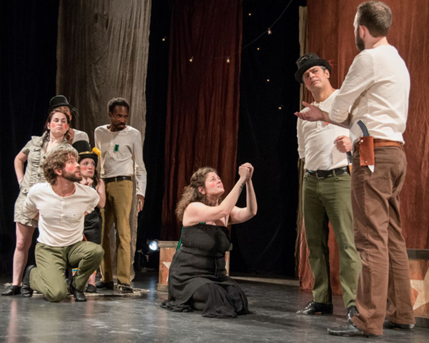 Photo Flash: Shakespeare's TITUS Heads to the Circus at New York Deaf Theatre Photo Flash: Shakespeare's TITUS Heads to the Circus at New York Deaf Theatre Image
