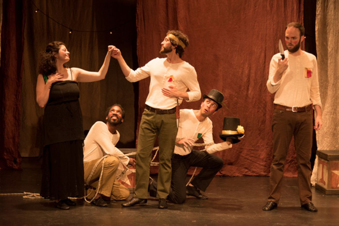 Photo Flash: Shakespeare's TITUS Heads to the Circus at New York Deaf Theatre Photo Flash: Shakespeare's TITUS Heads to the Circus at New York Deaf Theatre Image