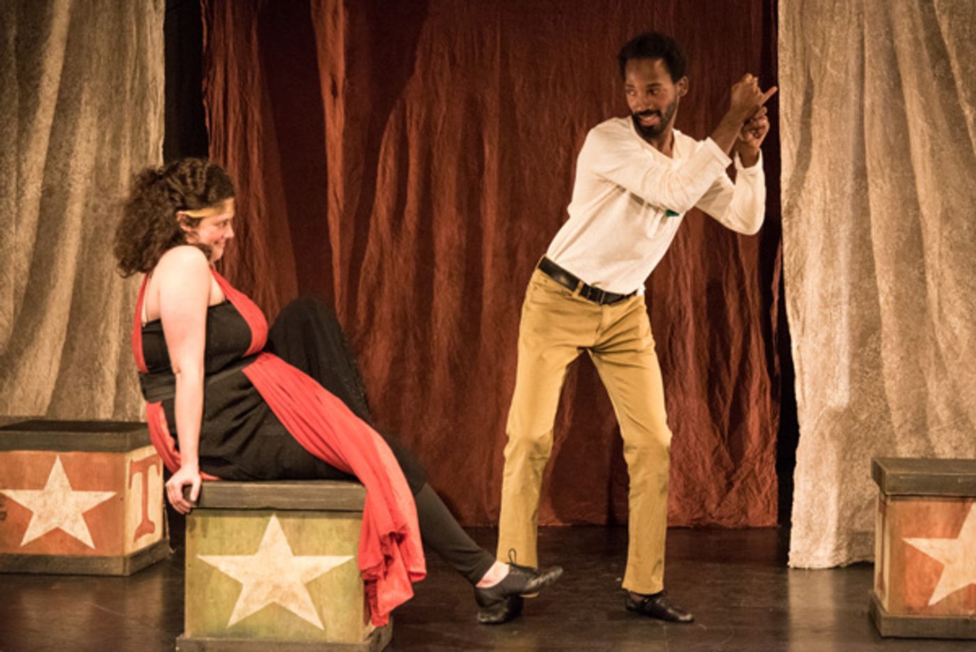 Photo Flash: Shakespeare's TITUS Heads to the Circus at New York Deaf Theatre Photo Flash: Shakespeare's TITUS Heads to the Circus at New York Deaf Theatre Image