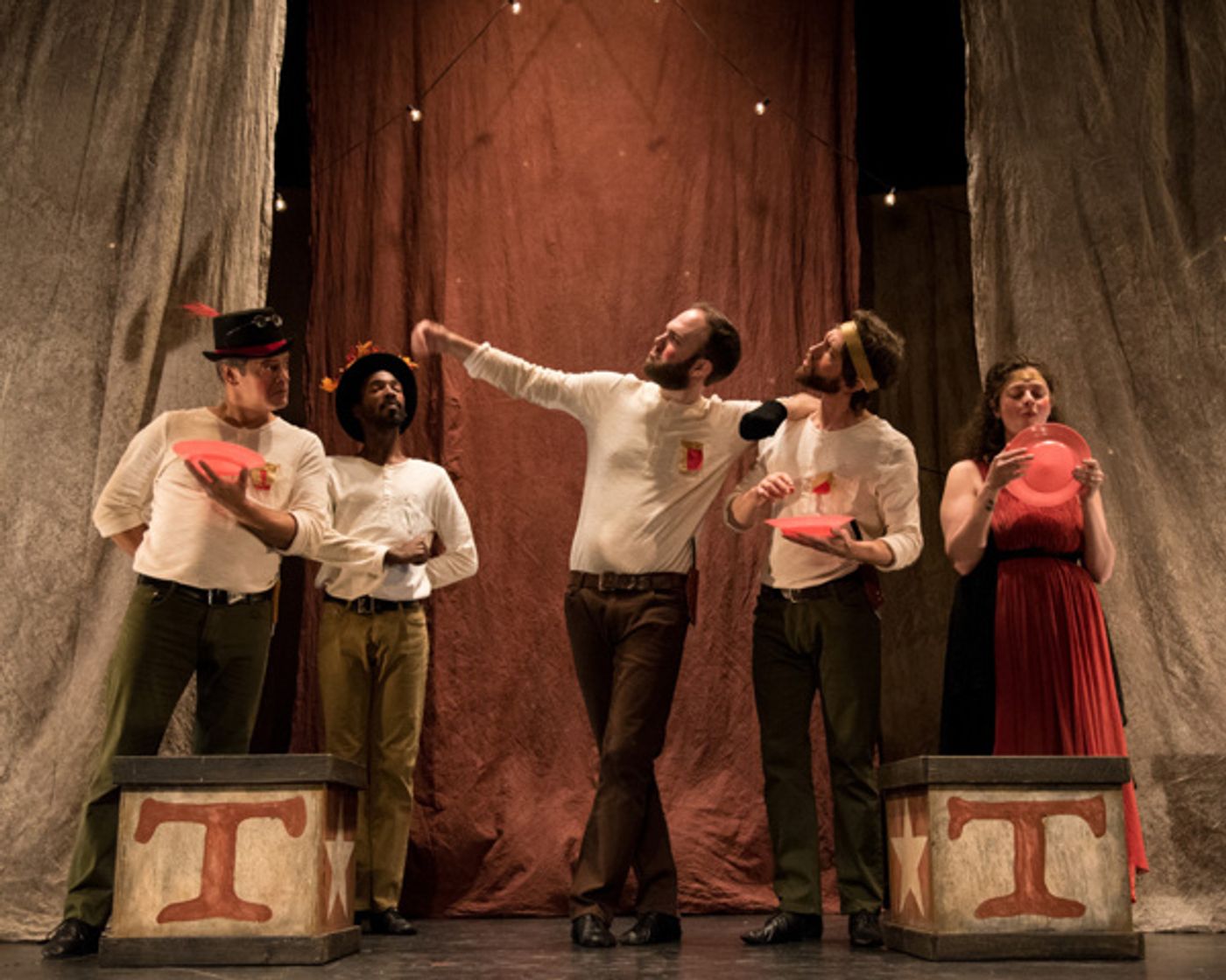 Photo Flash: Shakespeare's TITUS Heads to the Circus at New York Deaf Theatre Photo Flash: Shakespeare's TITUS Heads to the Circus at New York Deaf Theatre Image