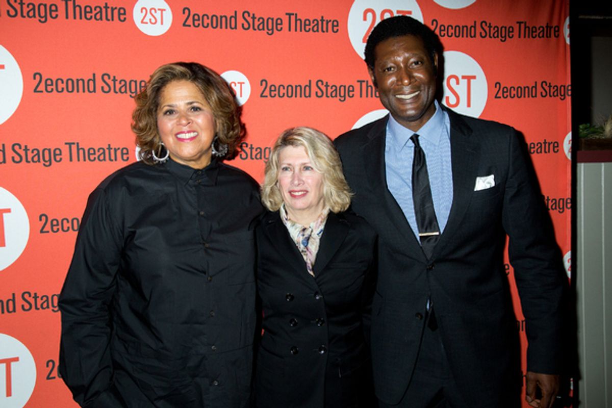 Anna Deavere Smith, Carole Rothman, Marcus Shelby at 