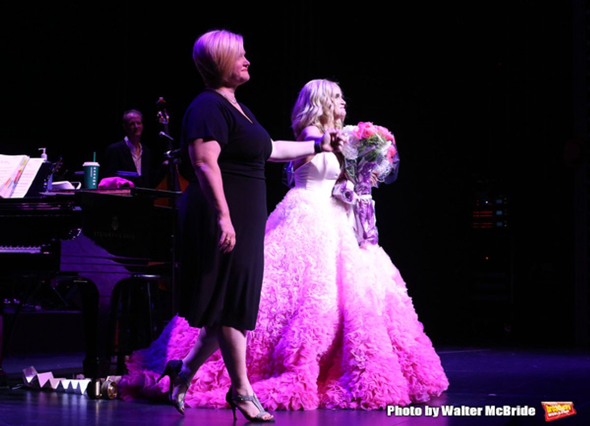 Mary-Mitchell Campbell and Kristin Chenoweth  at 