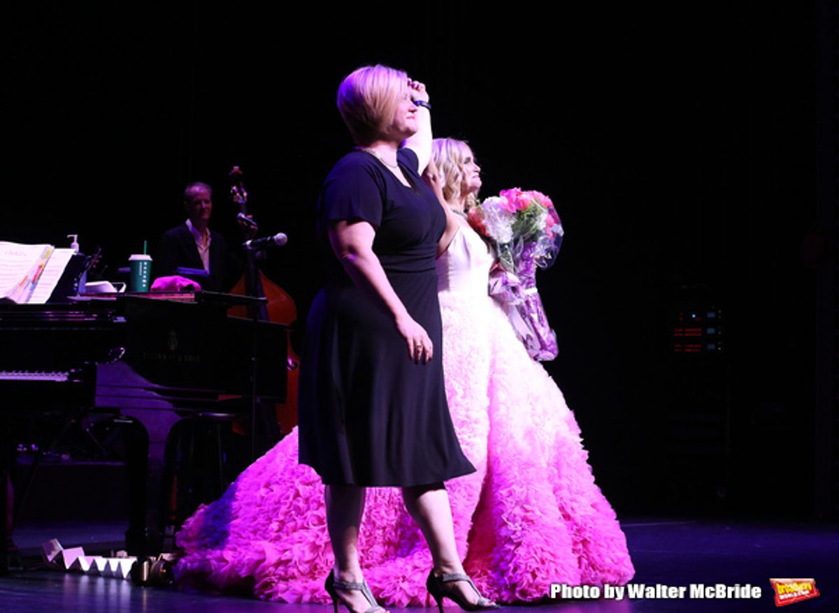 Mary-Mitchell Campbell and Kristin Chenoweth  at 
