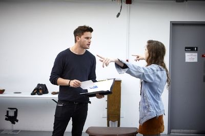 Jeremy Irvine and Charlotte Hope Photo