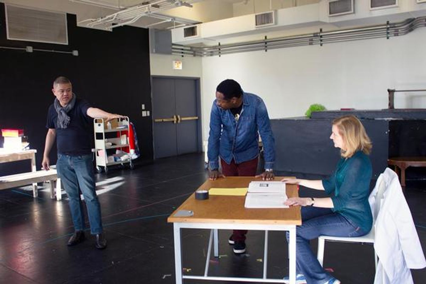 Photo Flash: In Rehearsal with Mary Beth Fisher and James Vincent Meredith for ROZ AND RAY at Victory Gardens  Image