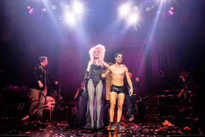 Darren Criss and Lena Hall Photo