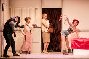 James Charlton, Tricia Deighton, Louise Jameson, Sally Frith  Photo