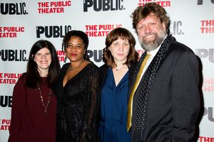 Mandy Hackett, Lynn Nottage, Kate Whoriskey, Oskar Eustis @ BroadwayWorld Mandy Hackett, Lynn Nottage, Kate Whoriskey, Oskar Eustis Photo