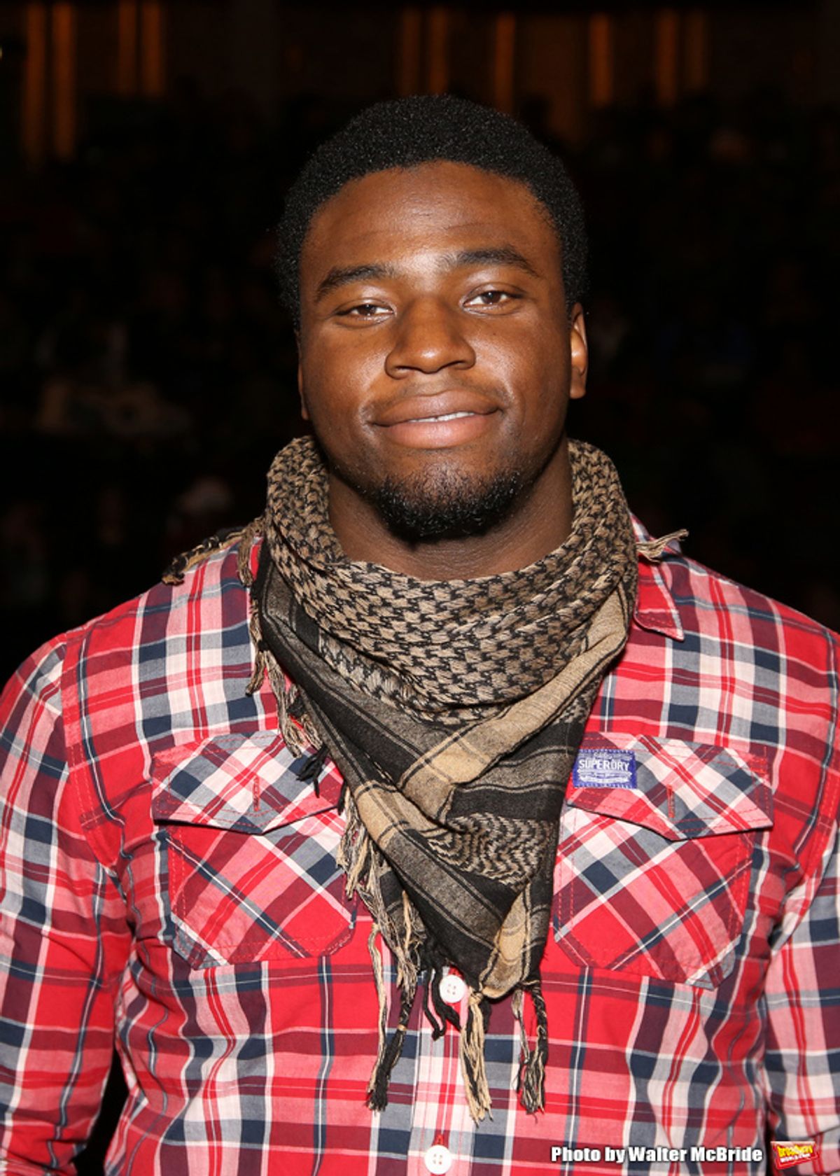 Cast member and moderator Okieriete Onaodowan  at 