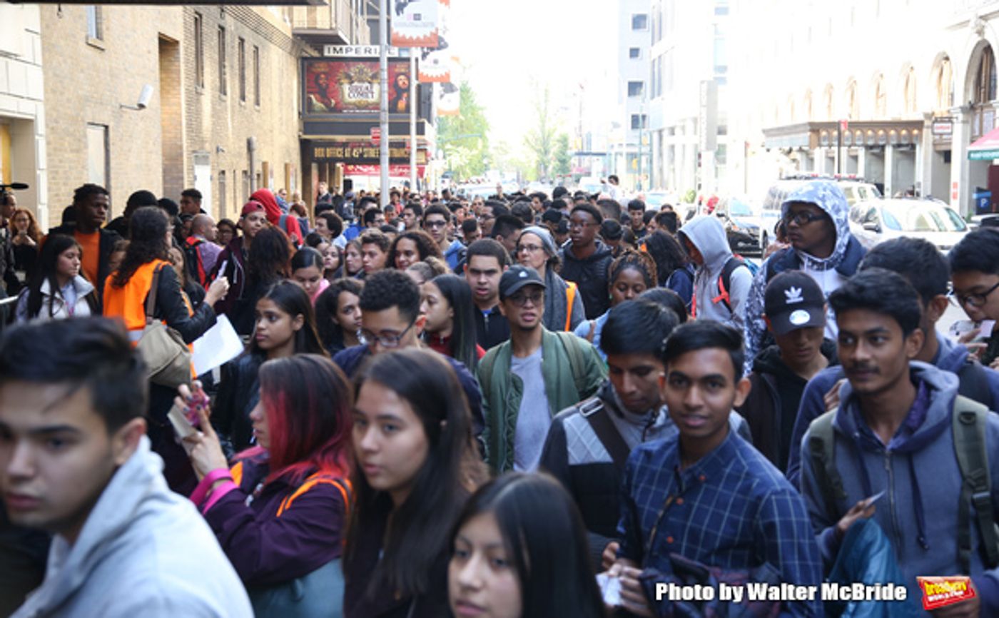 Exclusive Photo Coverage: #EduHam Returns to Broadway at the HAMILTON Student Matinee!  Image