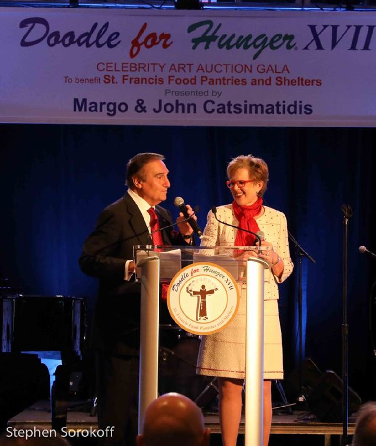 Tony Lo Bianco, Celebrity Auctioneer & Kathleen Guzman, Auctioneer at 