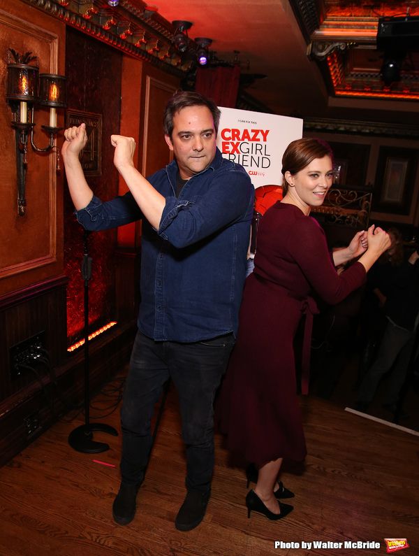 Adam Schlesinger and Rachel Bloom Photo