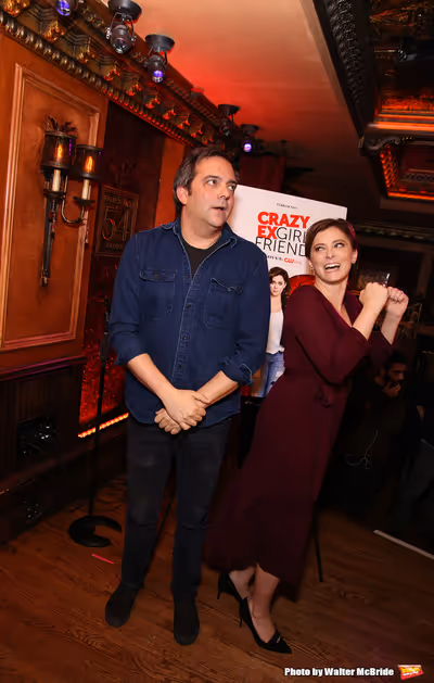 Adam Schlesinger and Rachel Bloom Photo
