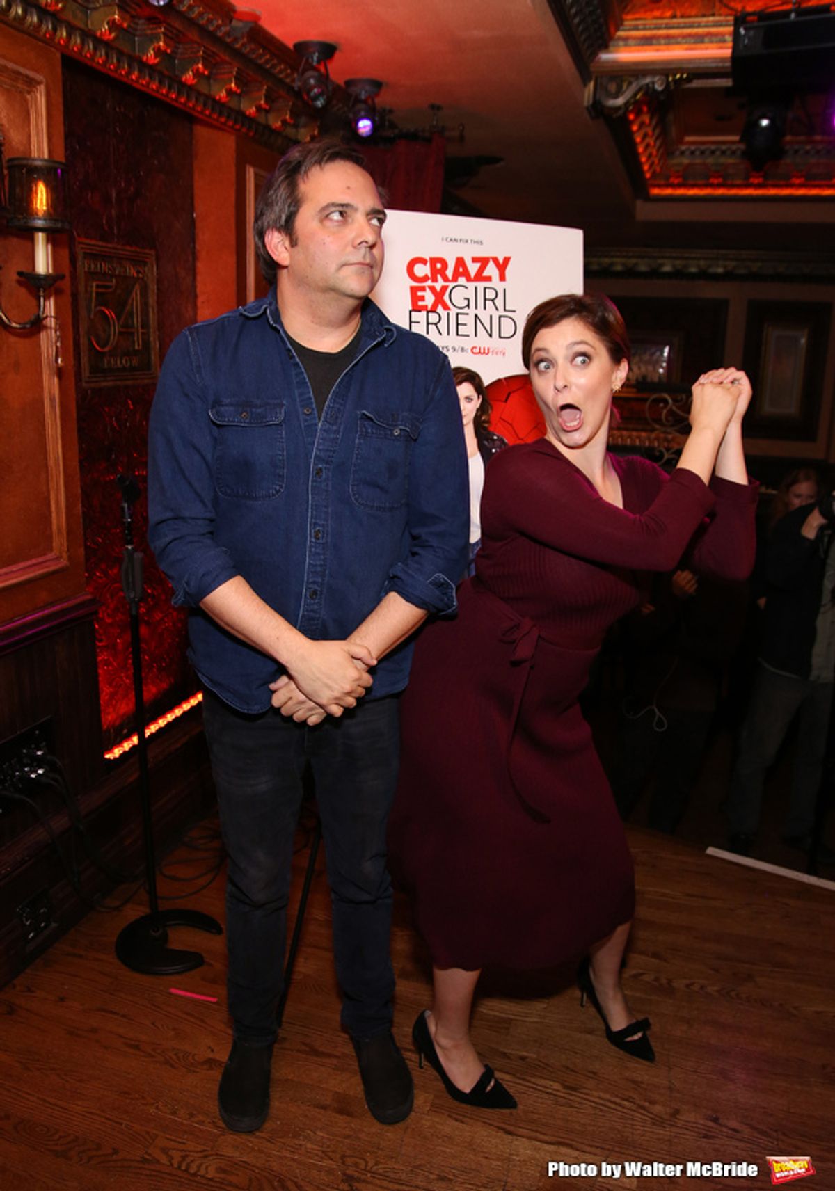 Adam Schlesinger and Rachel Bloom at 