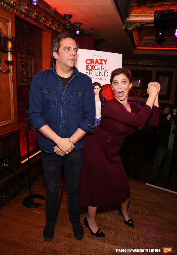 Adam Schlesinger and Rachel Bloom Photo