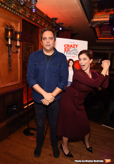 Adam Schlesinger and Rachel Bloom Photo