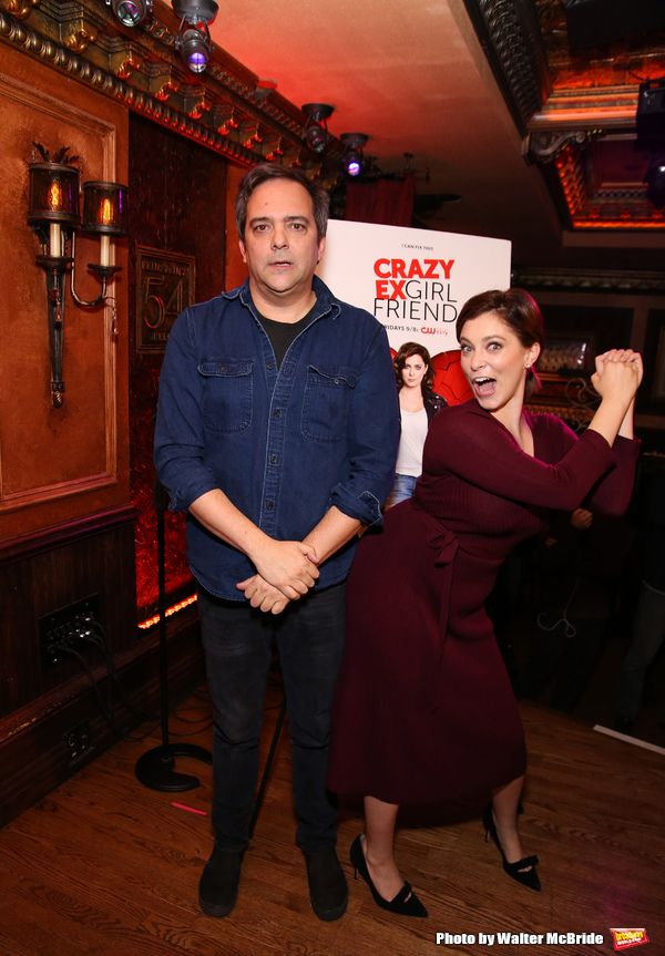 Adam Schlesinger and Rachel Bloom Photo