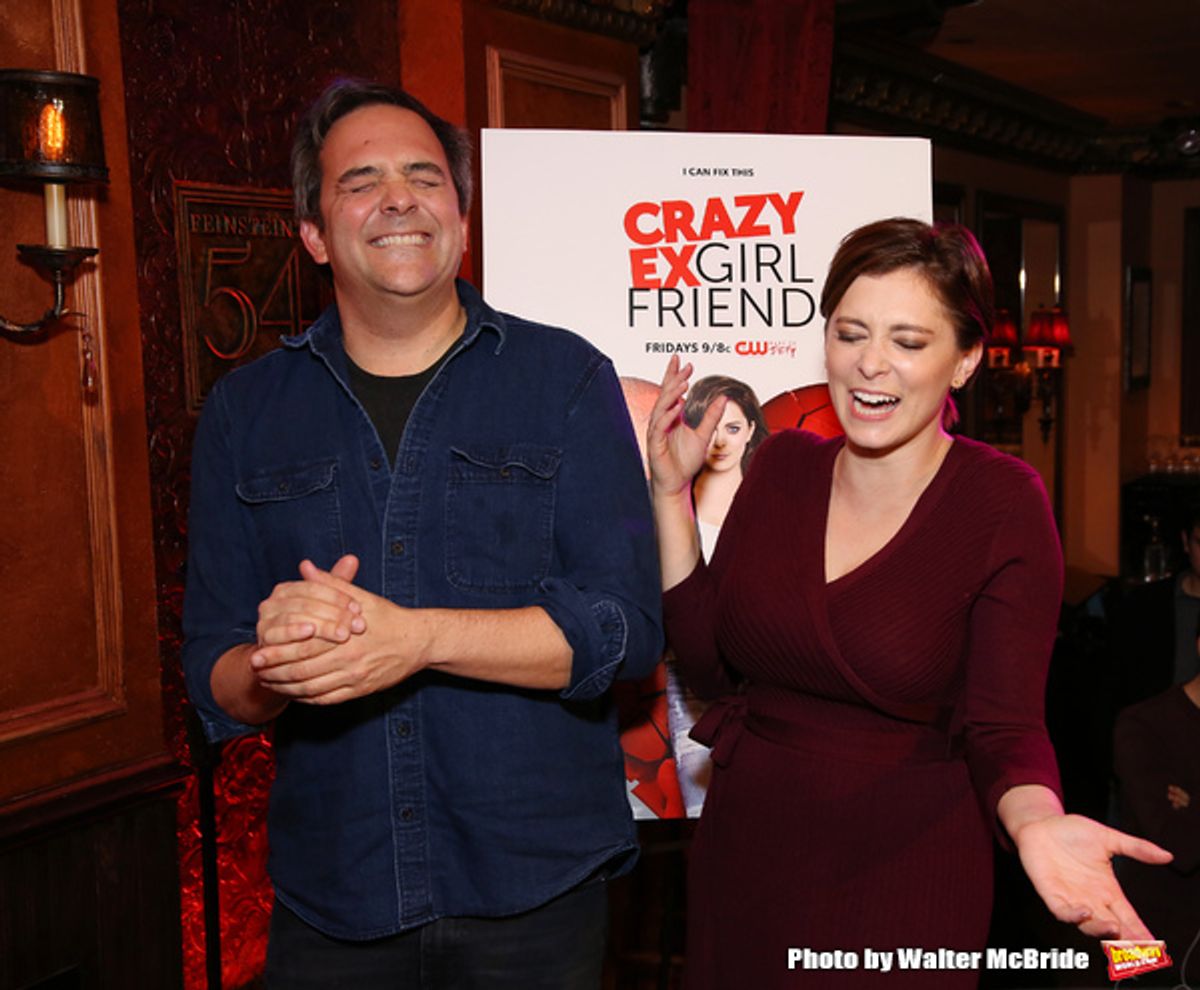 Adam Schlesinger and Rachel Bloom at 