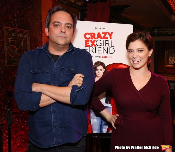 Adam Schlesinger and Rachel Bloom Photo