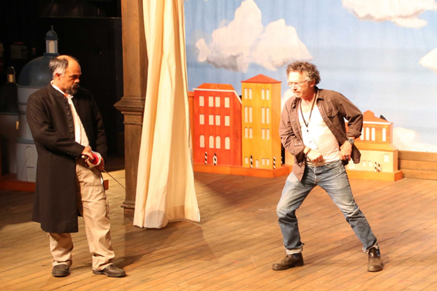 Photo Flash: New Peek at THE SERVANT OF TWO MASTERS in Rehearsal at Theatre for a New Audience  Image