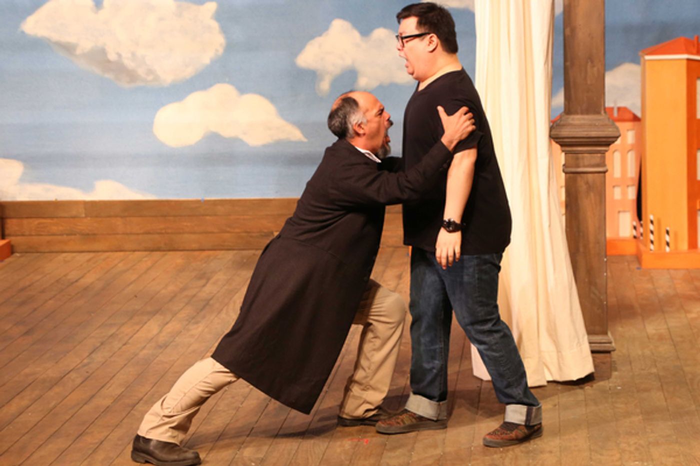 Photo Flash: New Peek at THE SERVANT OF TWO MASTERS in Rehearsal at Theatre for a New Audience  Image