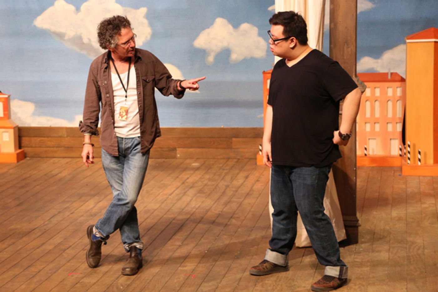 Photo Flash: New Peek at THE SERVANT OF TWO MASTERS in Rehearsal at Theatre for a New Audience  Image