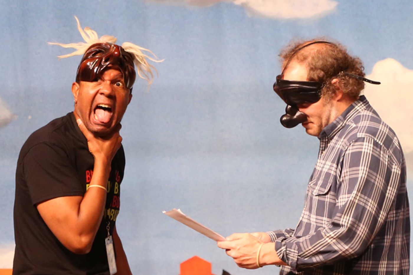 Photo Flash: New Peek at THE SERVANT OF TWO MASTERS in Rehearsal at Theatre for a New Audience  Image