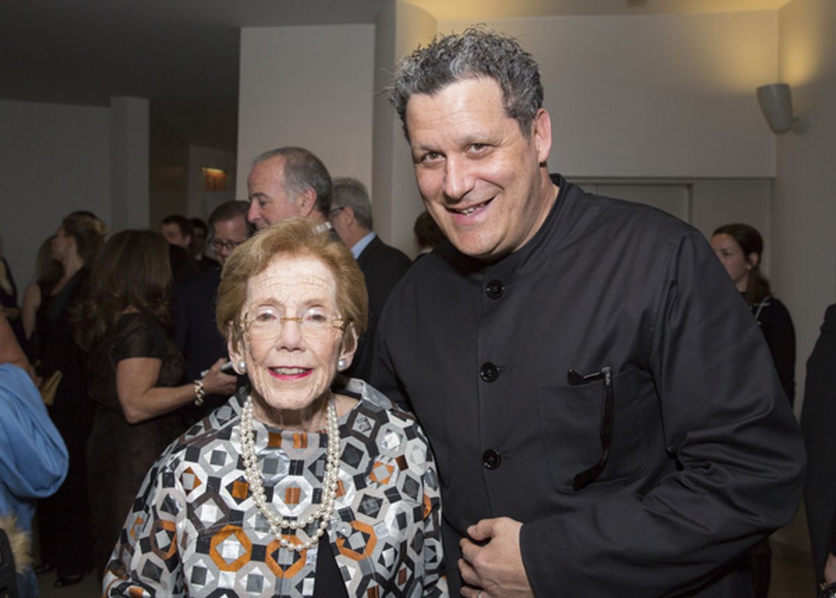 Mary Sharp Cronson and Isaac Mizrahi at 