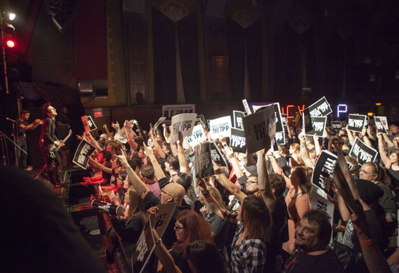 Photos and Video: Hundreds Protest TPP at Rock Against the TPP in Pittsburgh  Image