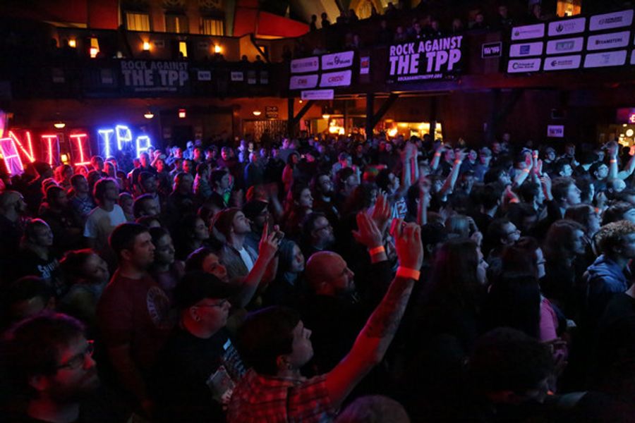 Photos and Video: Hundreds Protest TPP at Rock Against the TPP in Pittsburgh  Image