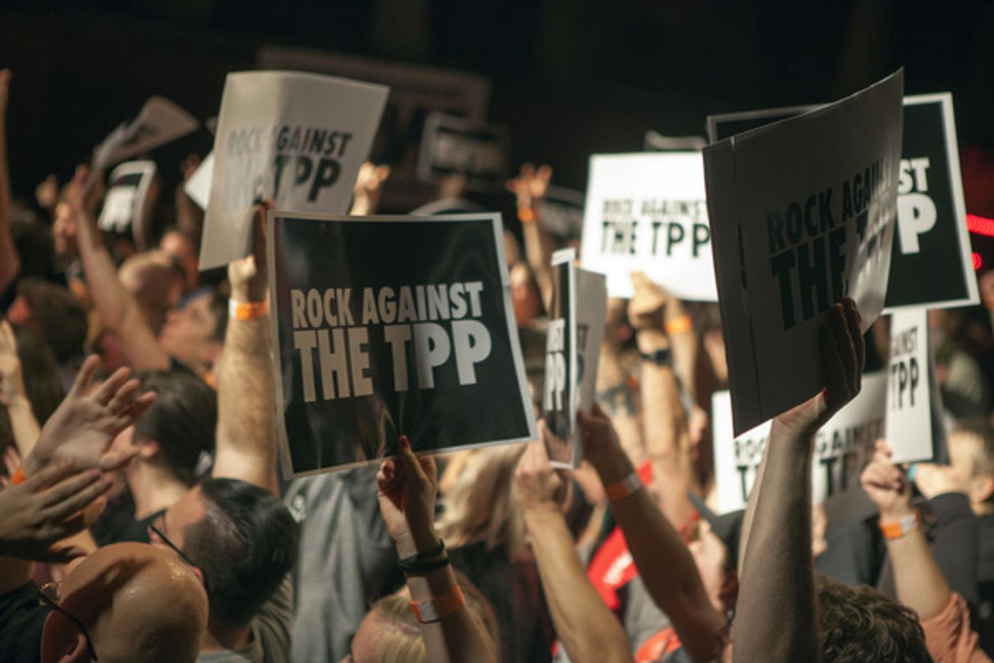 Photos and Video: Hundreds Protest TPP at Rock Against the TPP in Pittsburgh  Image