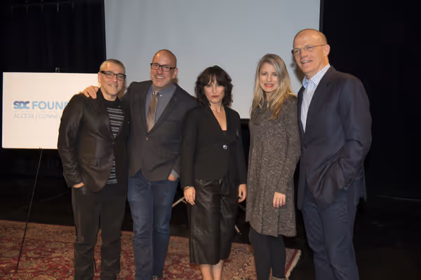 Michael Halberstam, Eric Rosen, Lisa Portes, Aimee Hayes and Charles Newell Photo
