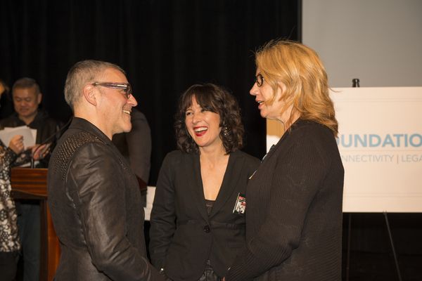Michael Halberstam, Lisa Portes and Laura Penn Photo
