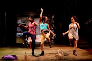 (L to R) Kashayna Johnson as Annie, Renee Elizabeth Wilson as Talisha, and Ghislaine  Photo