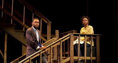 (L to R) Vaughn Ryan Midder as Malik and Kashayna Johnson as Annie in Milk Like Sugar Photo