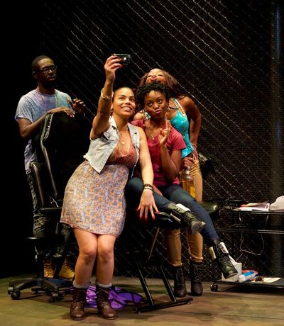 (Counterclockwise from left) Jeremy Keith Hunter as Antwoine, Ghislaine Dwarka as Mar Photo