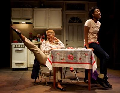 (L to R) Diedra LaWan Starnes as Myrna and Kashayna Johnson as Annie in Milk Like Sug Photo