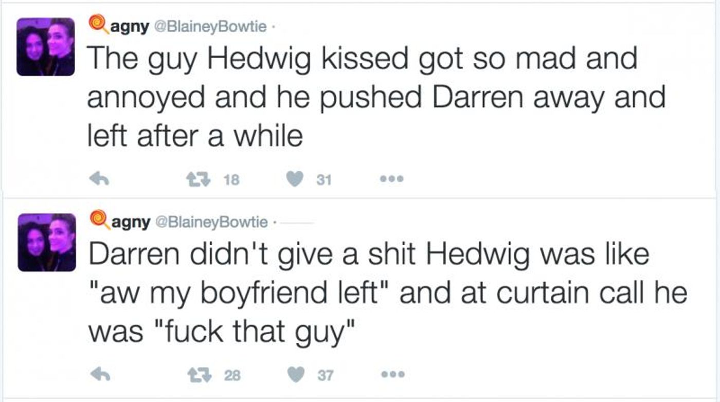 'Audience Participation' or 'Assault and Battery'?  Sometimes People Just Don't Want to be Kissed by Darren Criss  Image