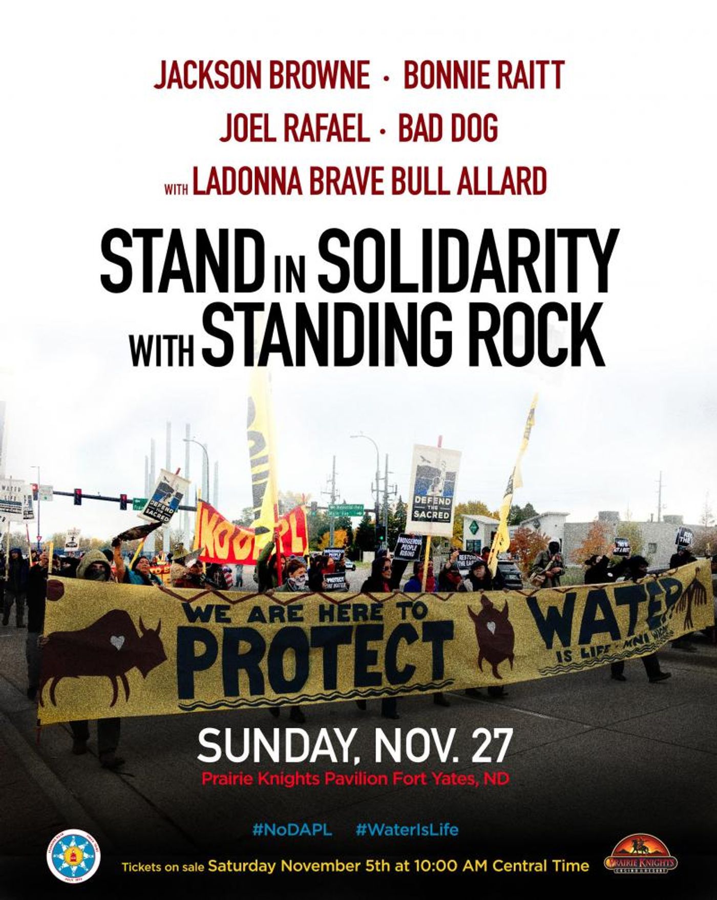 Jackson Browne & Bonnie Raitt Announce Benefit Concert to Stand In Solidarity With Standing Rock  Image